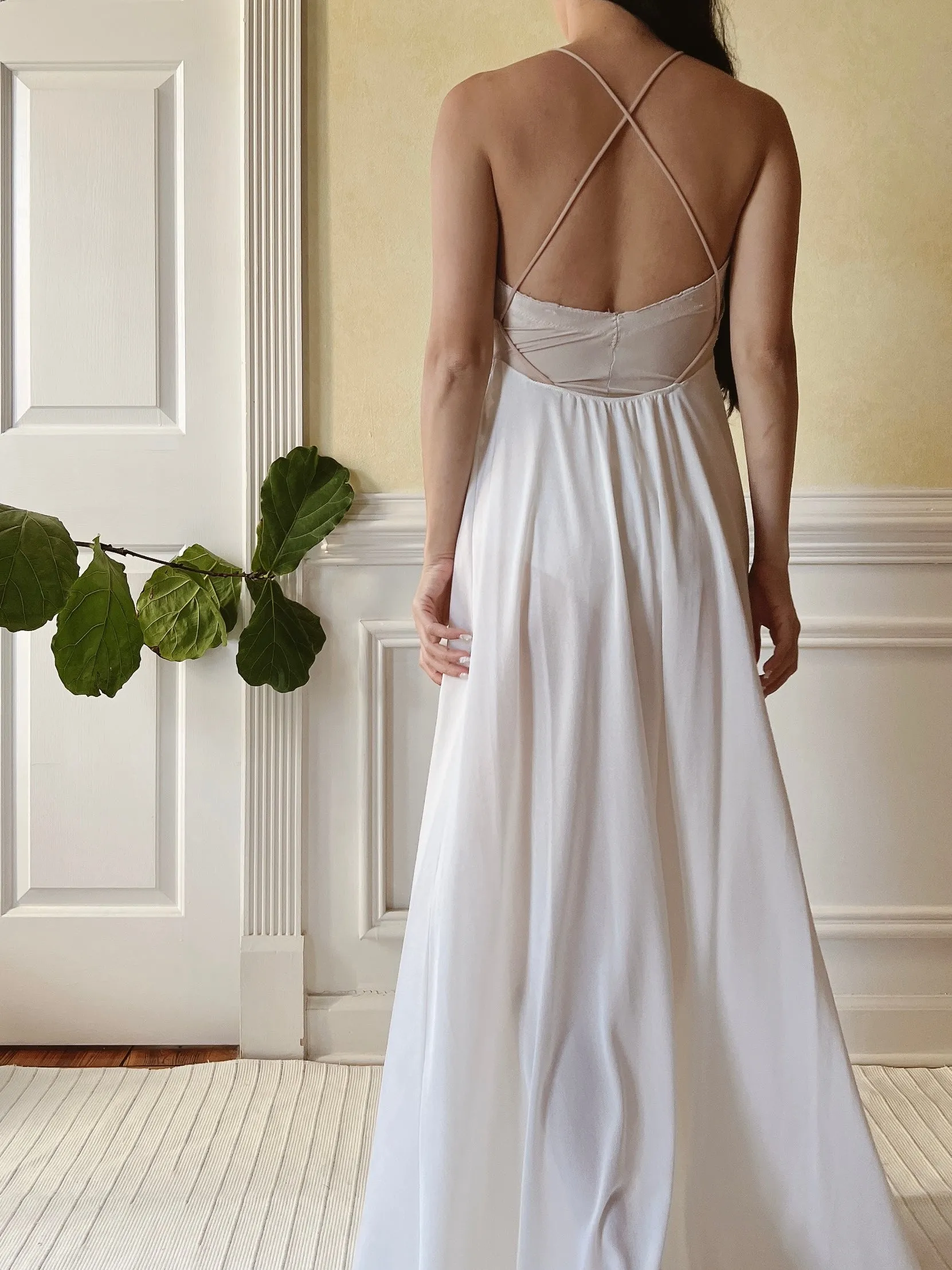 1960s Formfit Rogers Nylon Slip Dress - XS/S