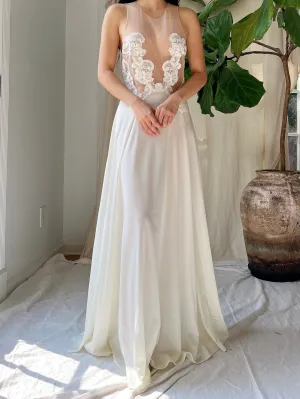 1960s Formfit Rogers Nylon Slip Gown - S