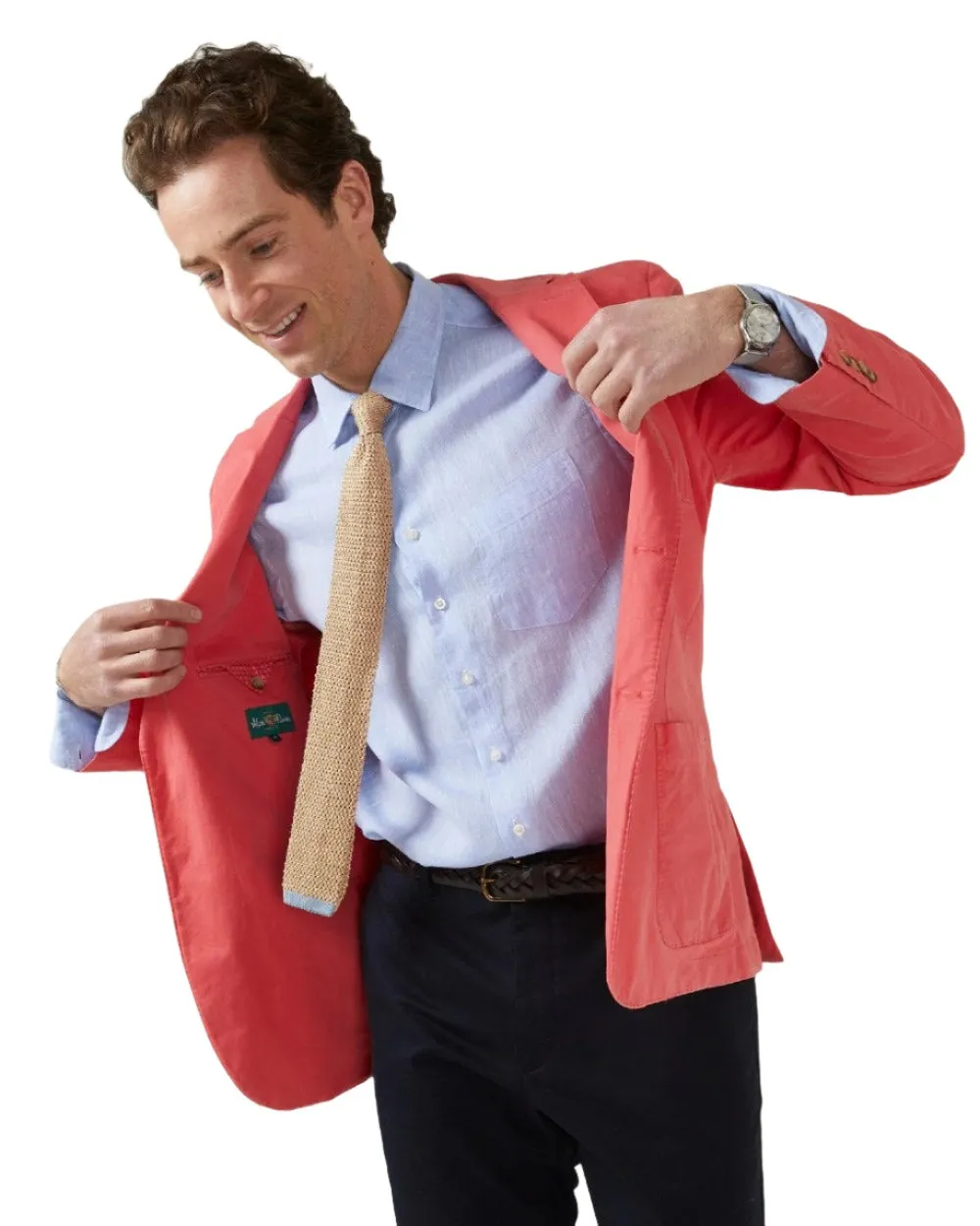Alan Paine Mens Heymouth Cotton Blazer