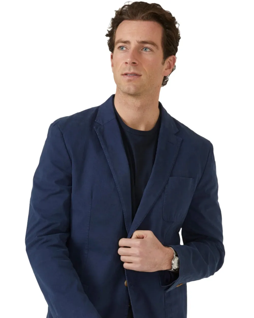Alan Paine Mens Heymouth Cotton Blazer