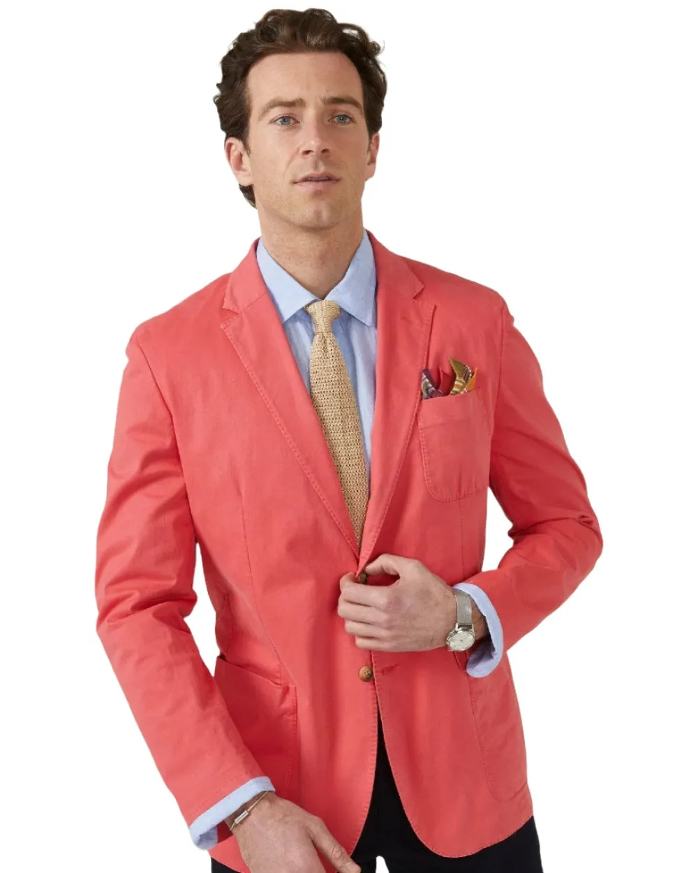 Alan Paine Mens Heymouth Cotton Blazer