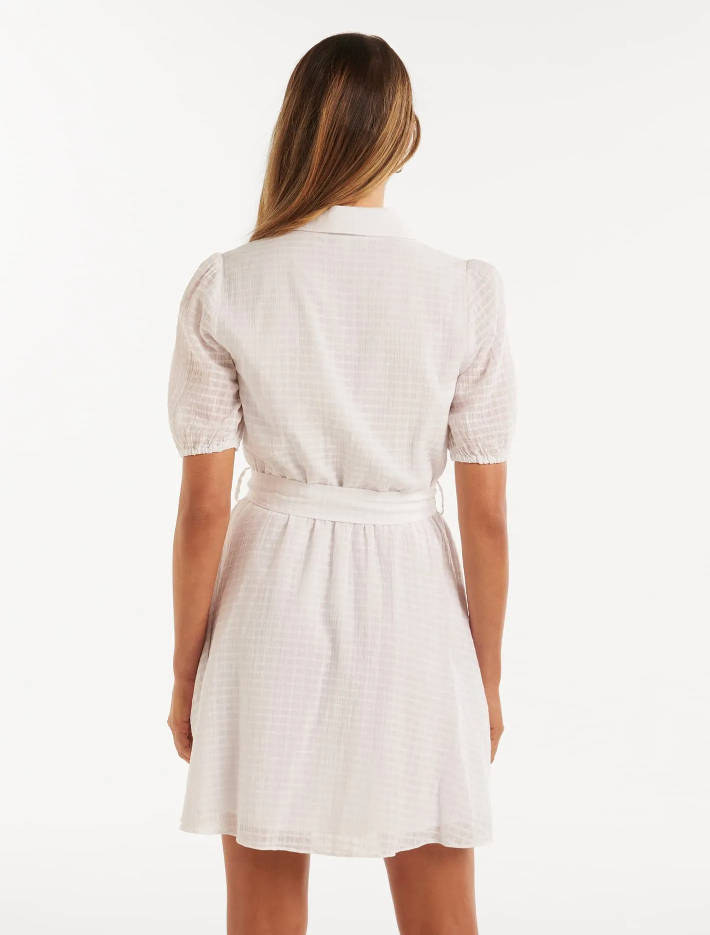 Aria Belted Shirt Mini Dress