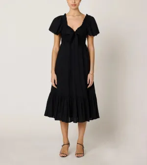 Ashlyn Midi Dress | Black