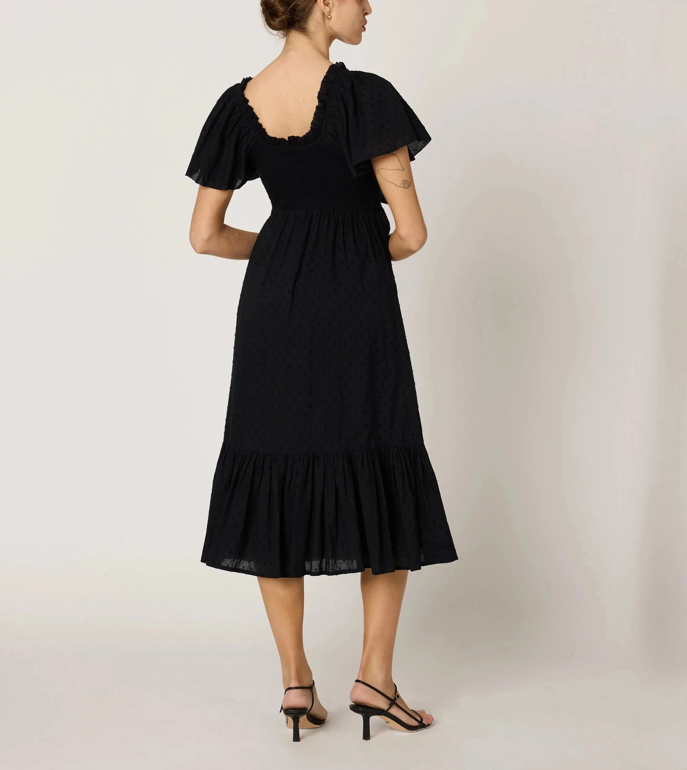 Ashlyn Midi Dress | Black