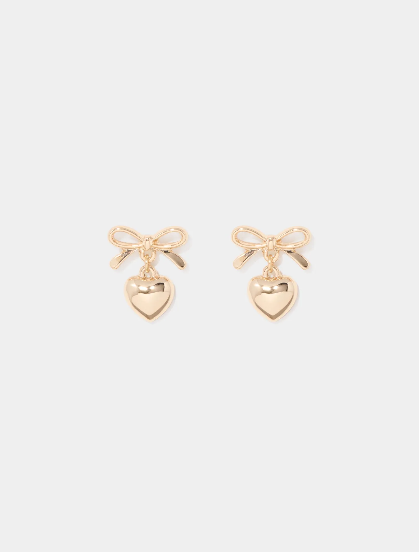 Becca Bow & Heart Earrings
