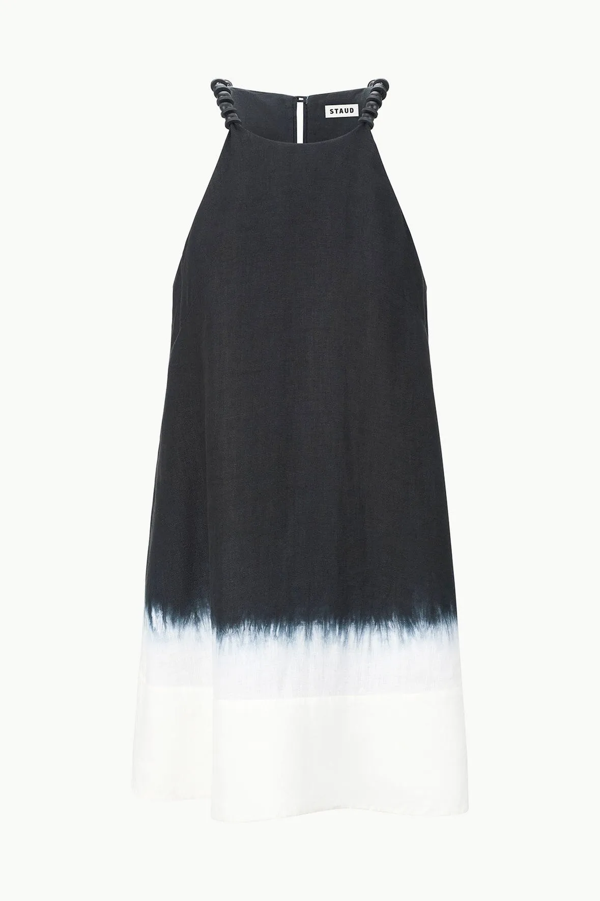 CABO LINEN DRESS | ONYX TIE DYE