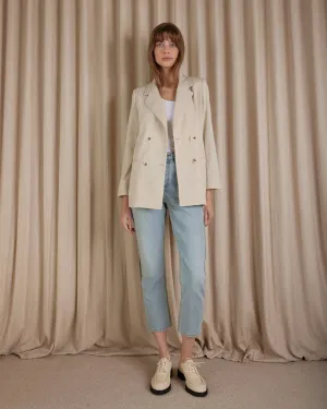 Cancun Linen Blazer - Natural