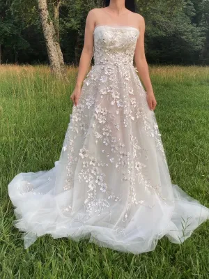 Carolina Herrera Tulle and Silk Embellished Gown - XS/2