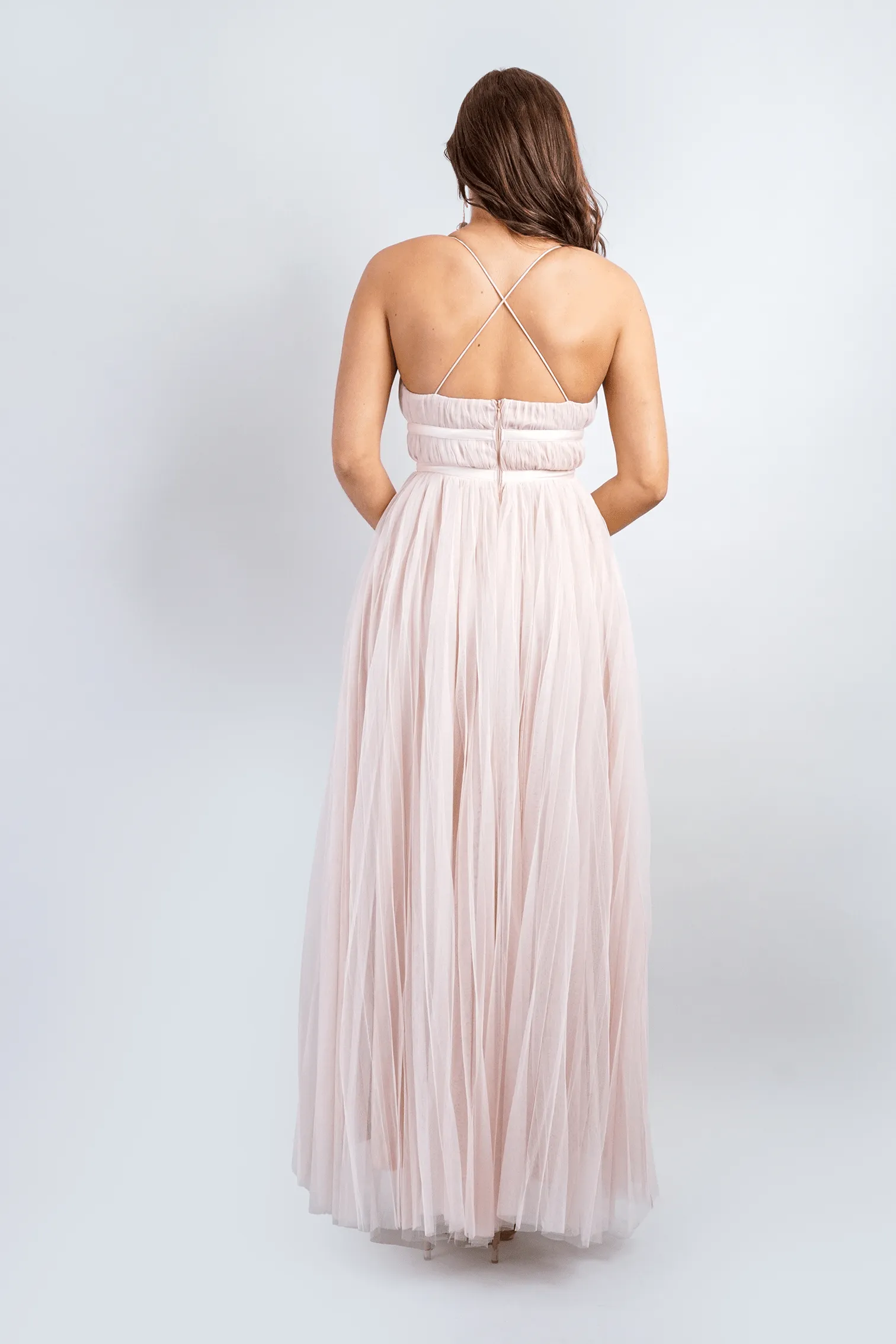 Champagne Ballerina Tulle Gown