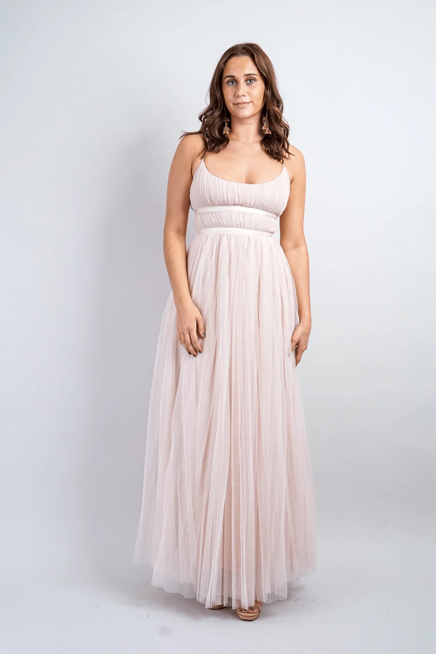 Champagne Ballerina Tulle Gown