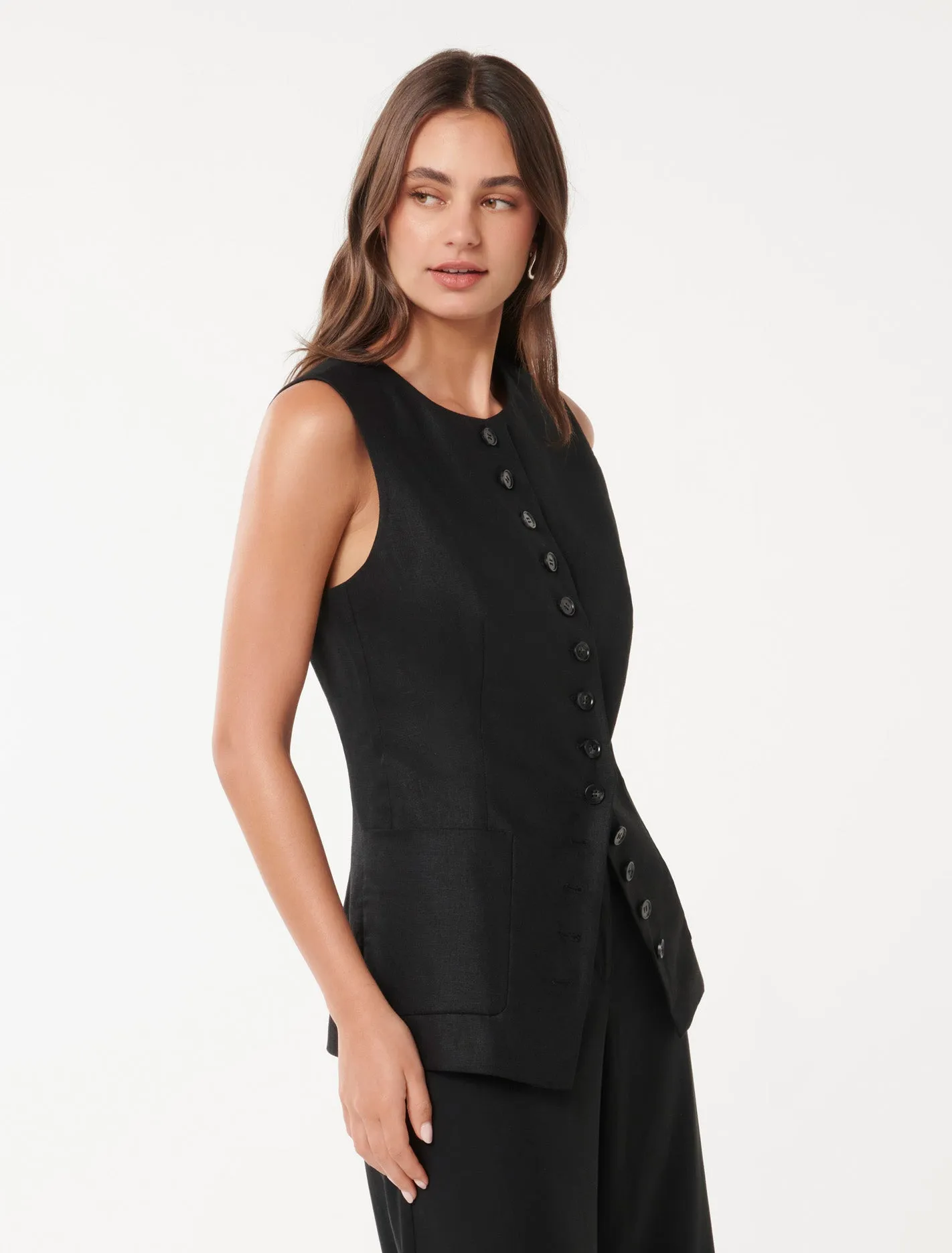 Cian Linen Waistcoat