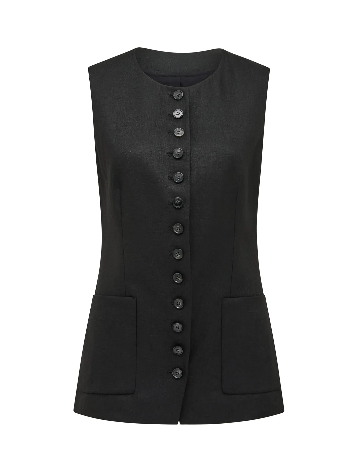 Cian Linen Waistcoat