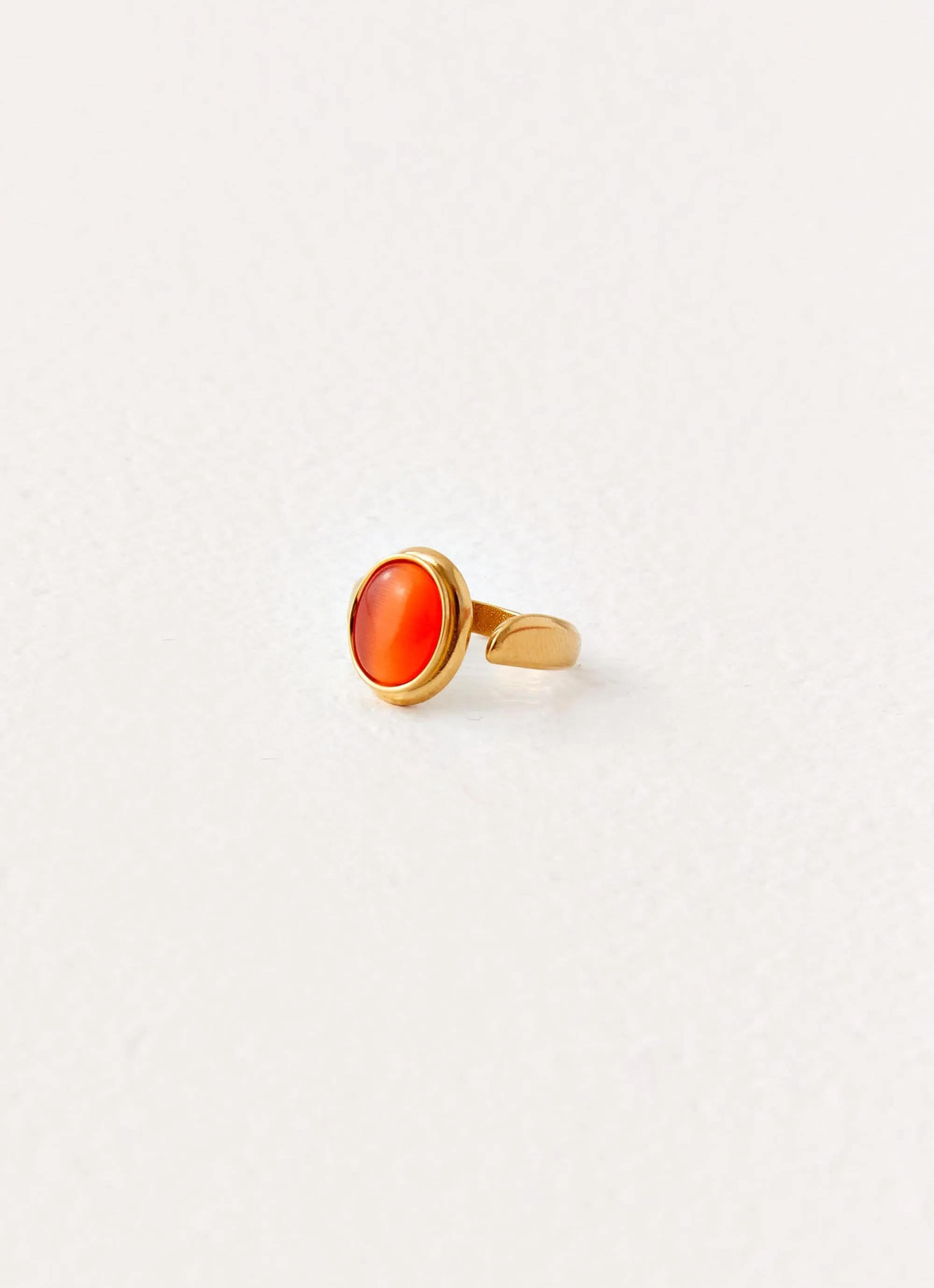 Coralina Ring - Gold/Amber