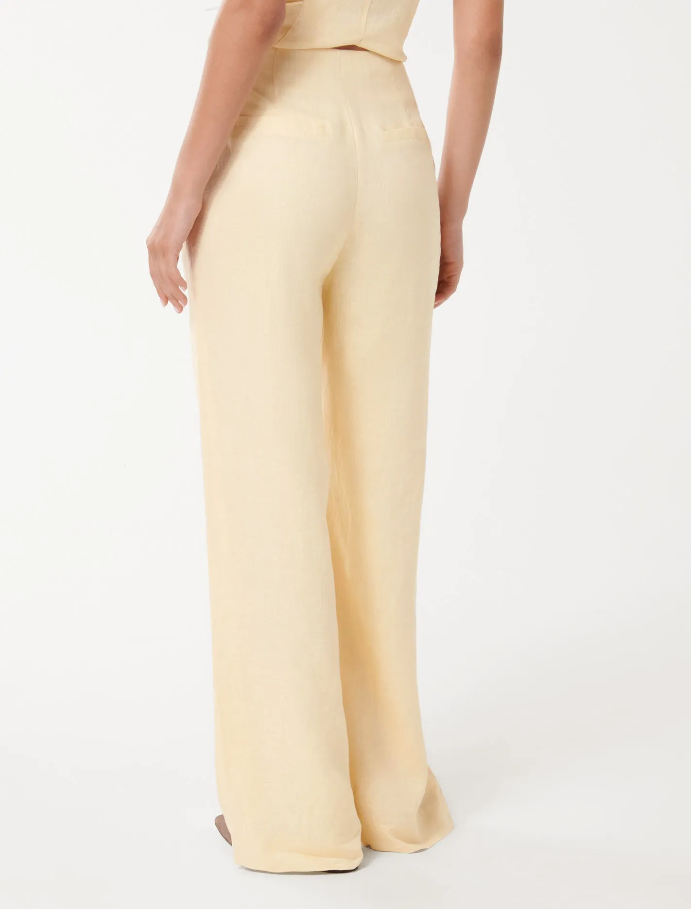 Cynthia Linen Wide Leg Pants