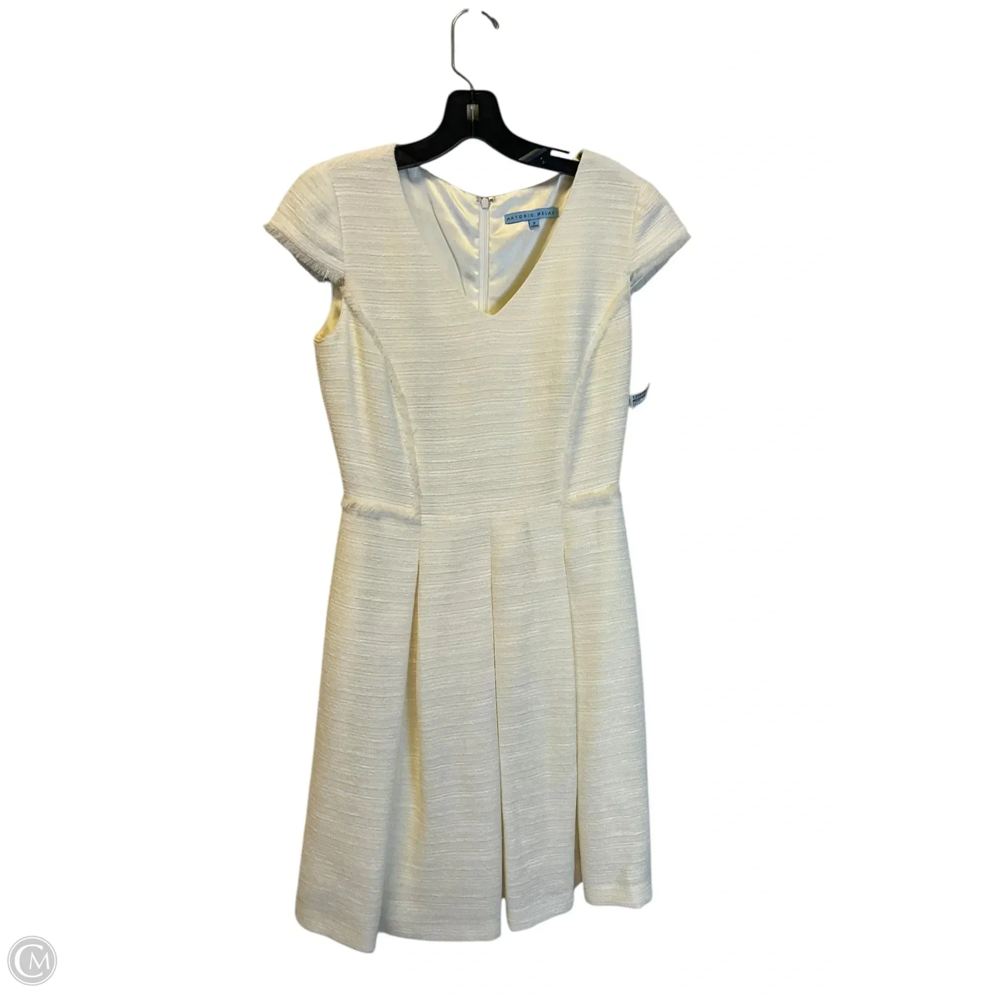 Dress Casual Short By Antonio Melani In Cream, Size: 2