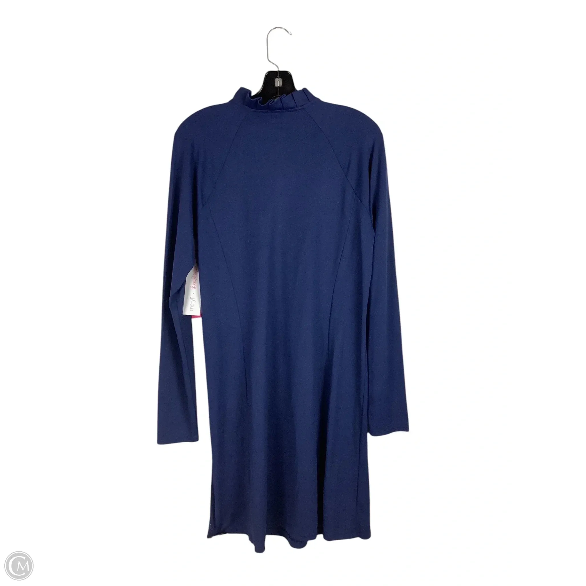 Dress Designer By Lilly Pulitzer In Navy, Size: L