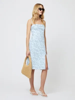 Echo Crepe Strappy Midi Dress