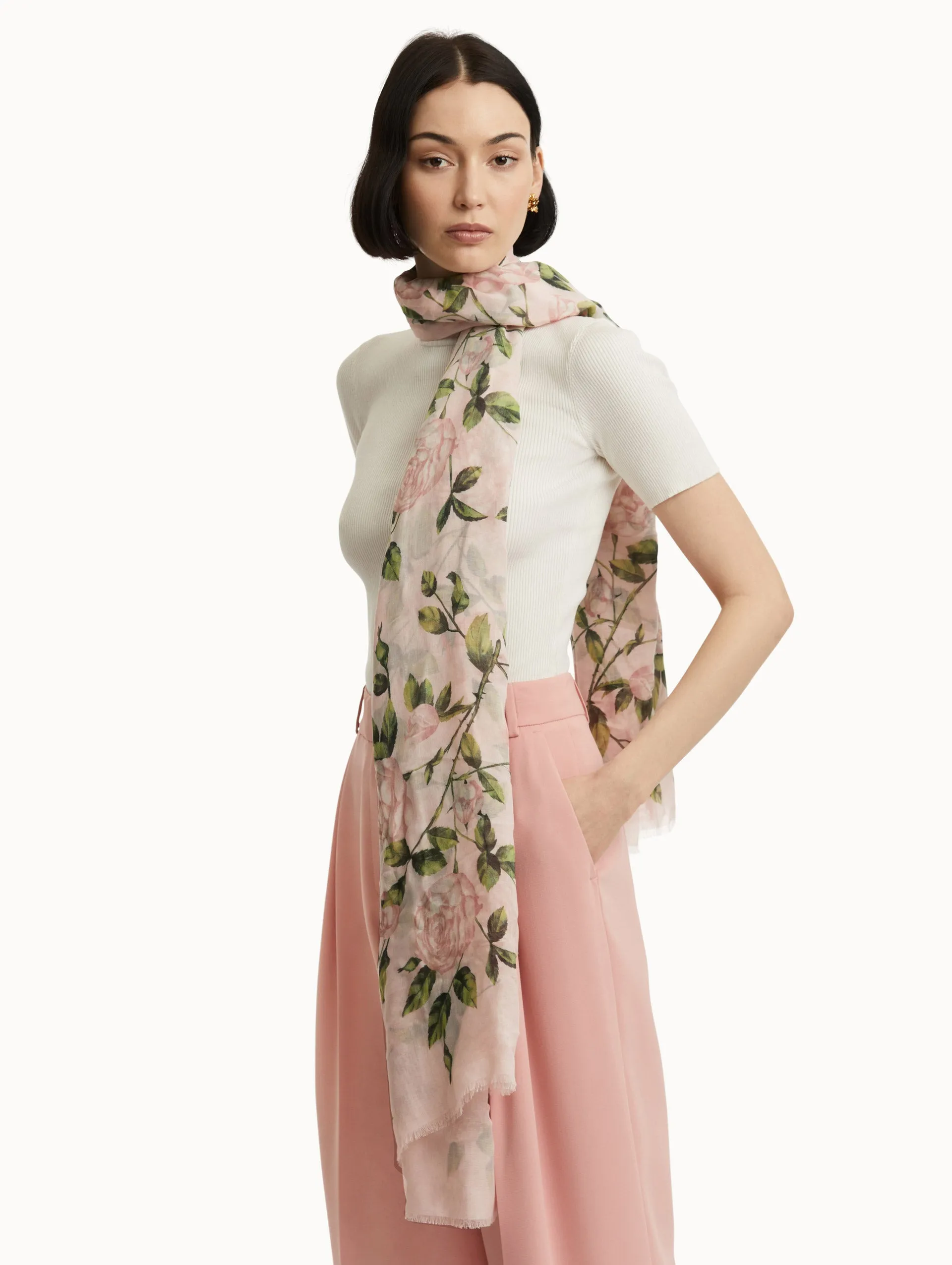 English Rose Modal Scarf