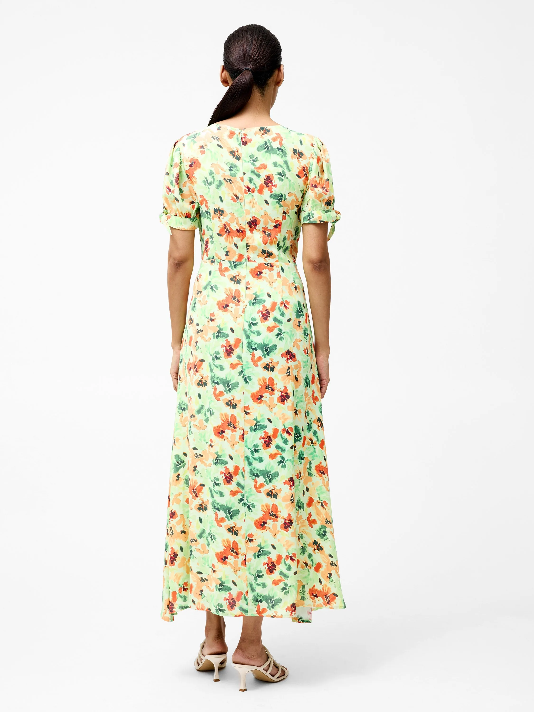 Eve Crepe Scoop Neck Midi Dress