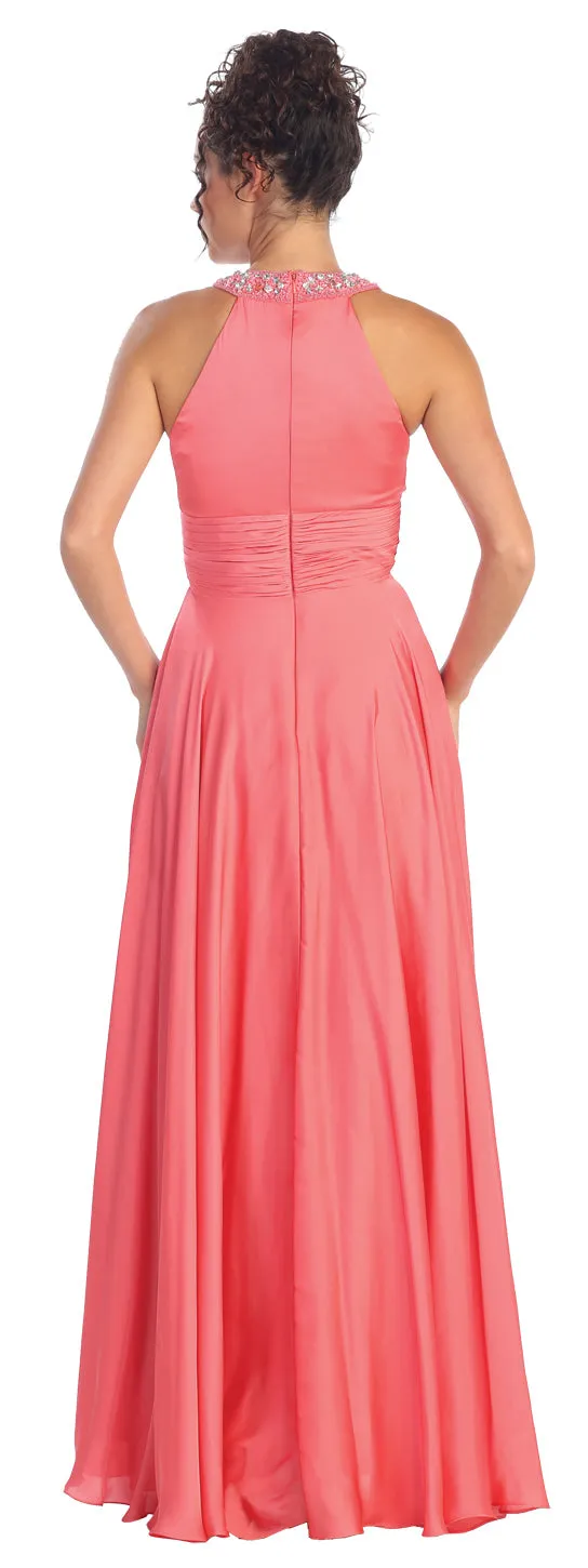 Flowey Long Prom Dress Formal