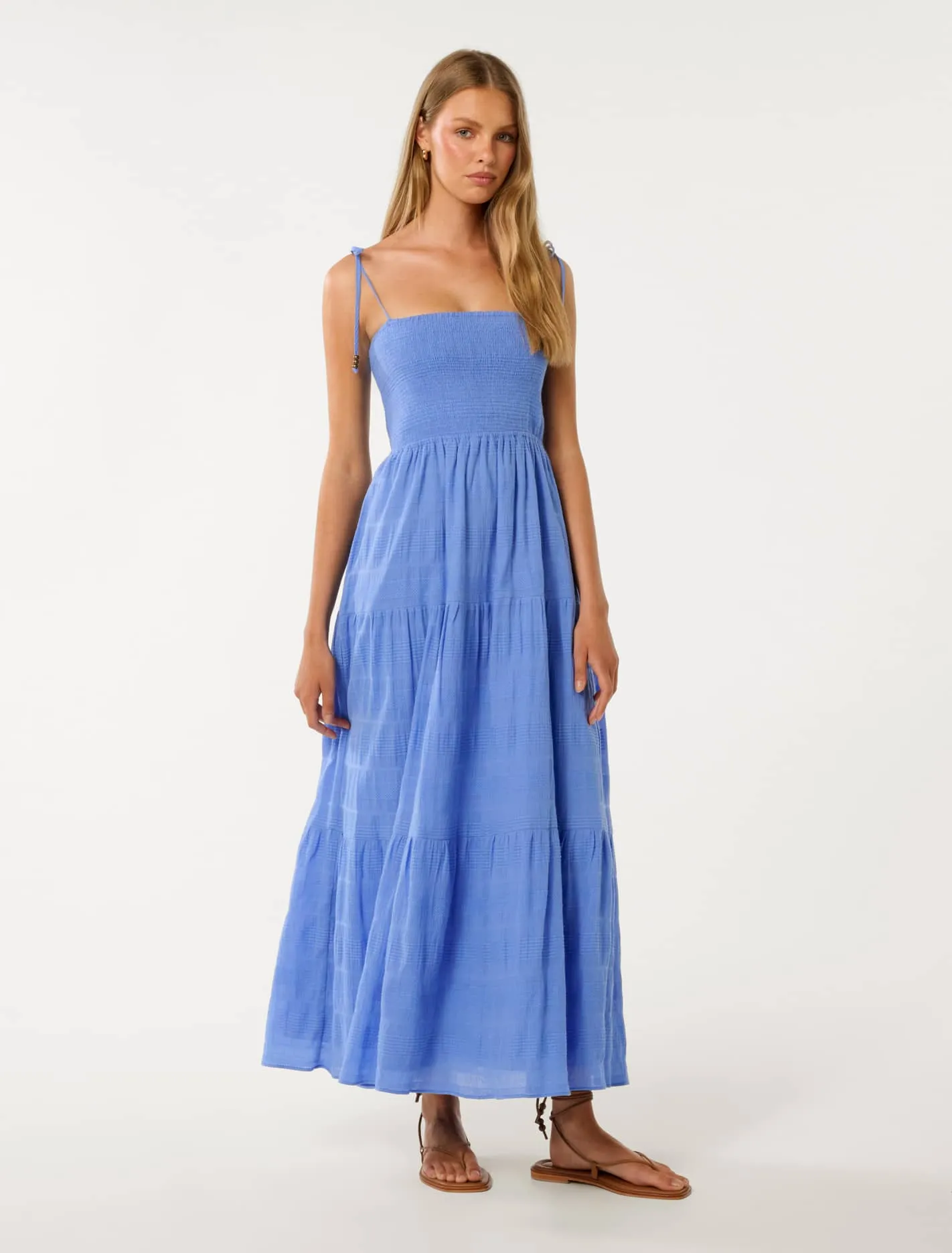 Freya Strappy Tiered Maxi Dress