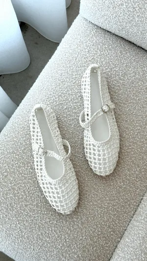 Gitta Flats - White