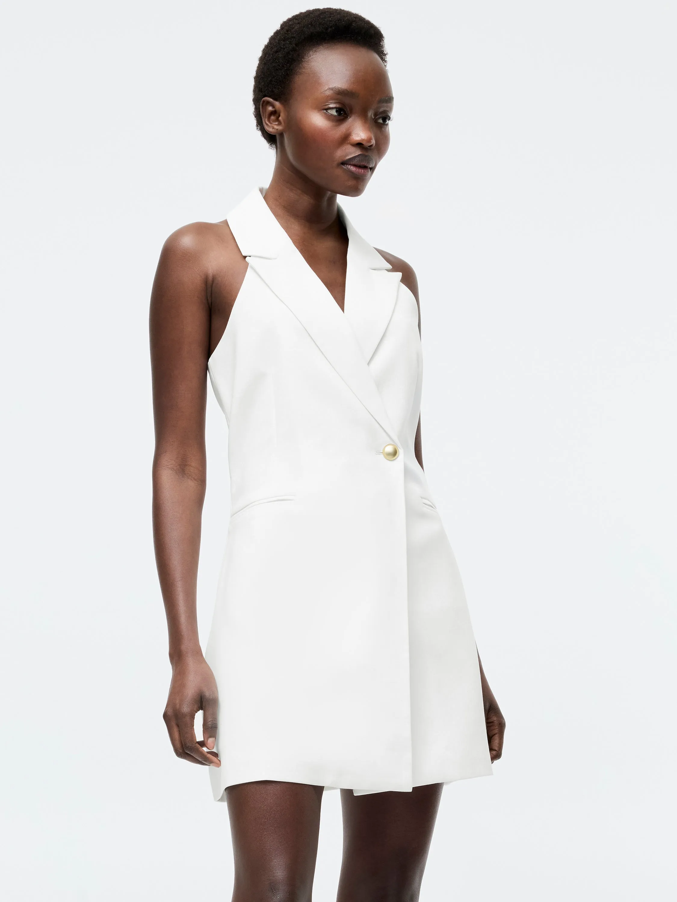 Halter Blazer Dress