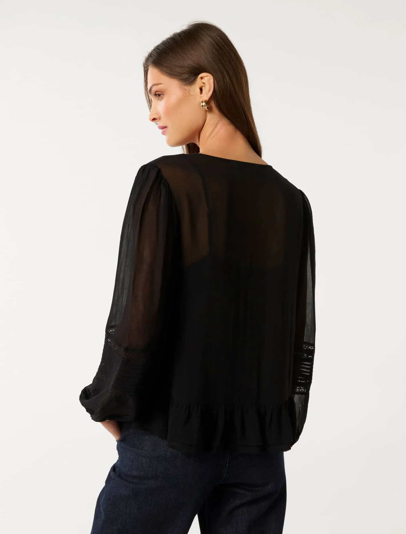 Hartley Lace Trim Top