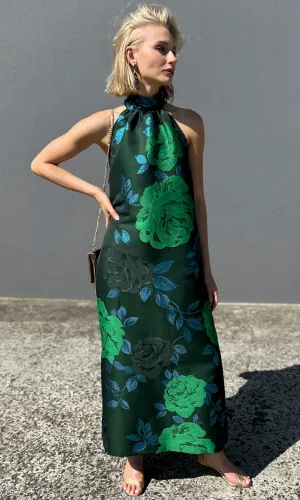 hoss Montreal Dress - Green/Blue