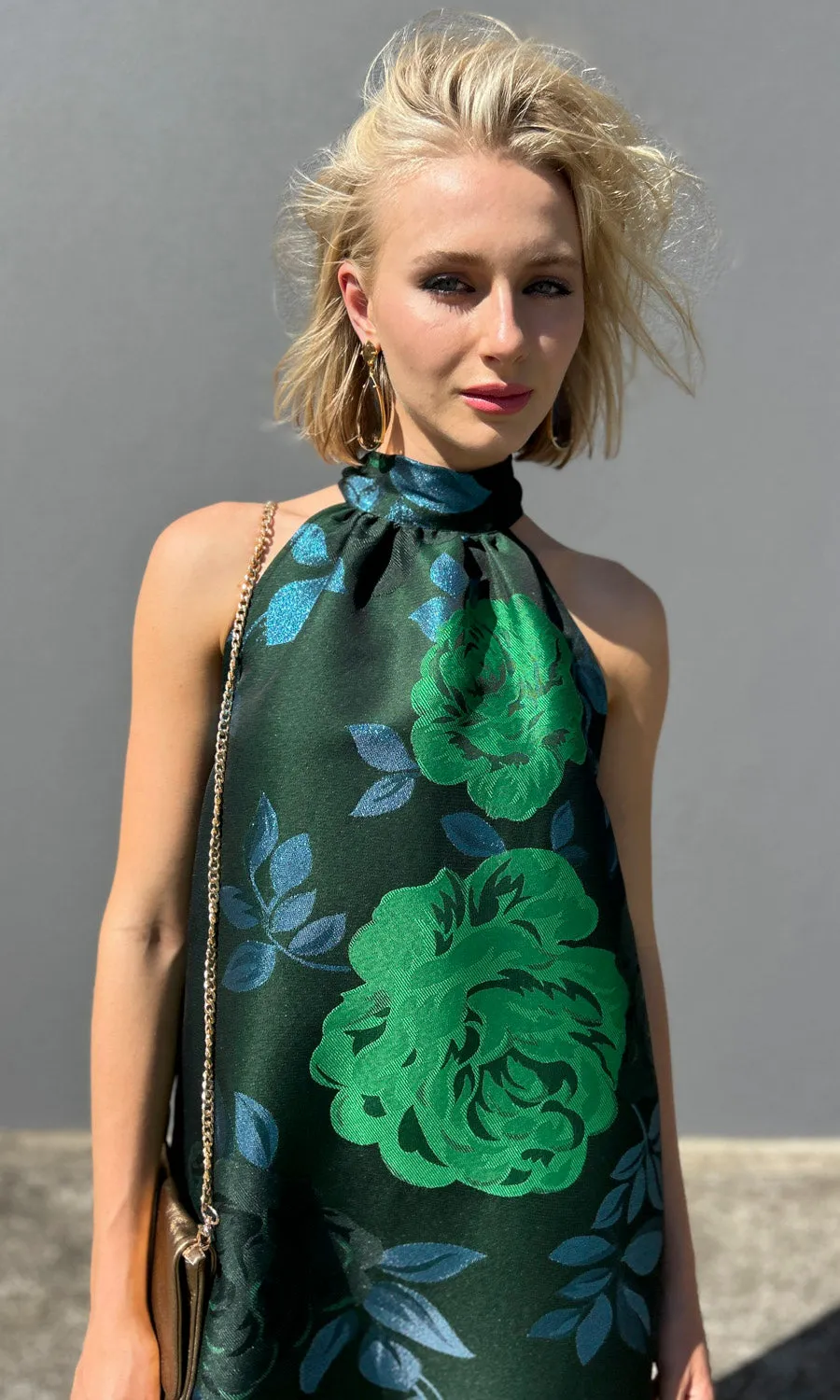 hoss Montreal Dress - Green/Blue
