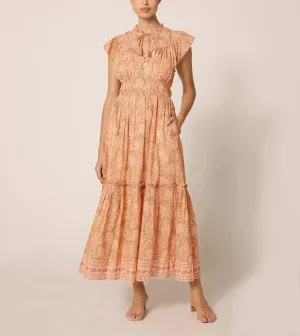 Indira Ankle Dress | Cecil Blush