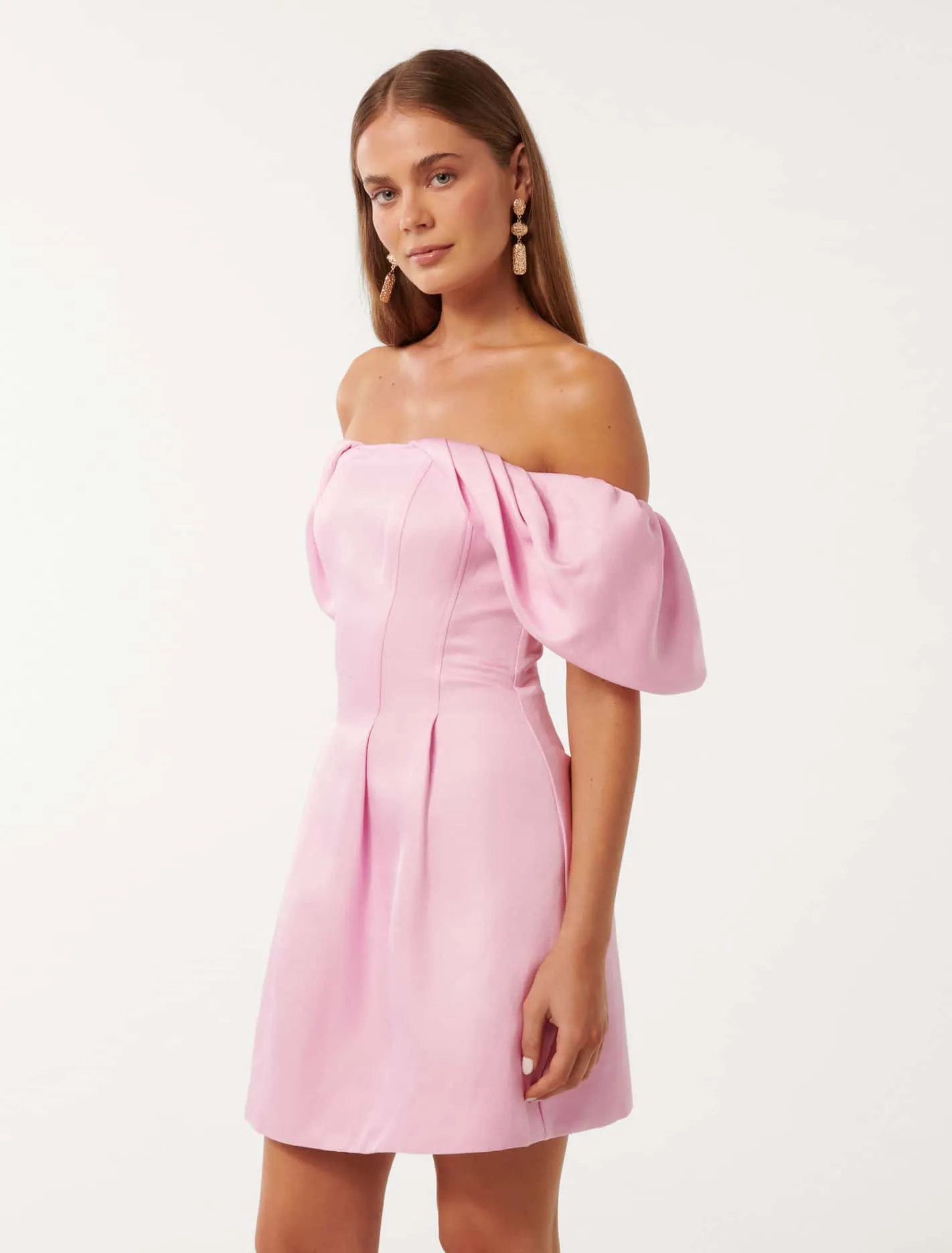 Jacquie Off Shoulder Mini Dress