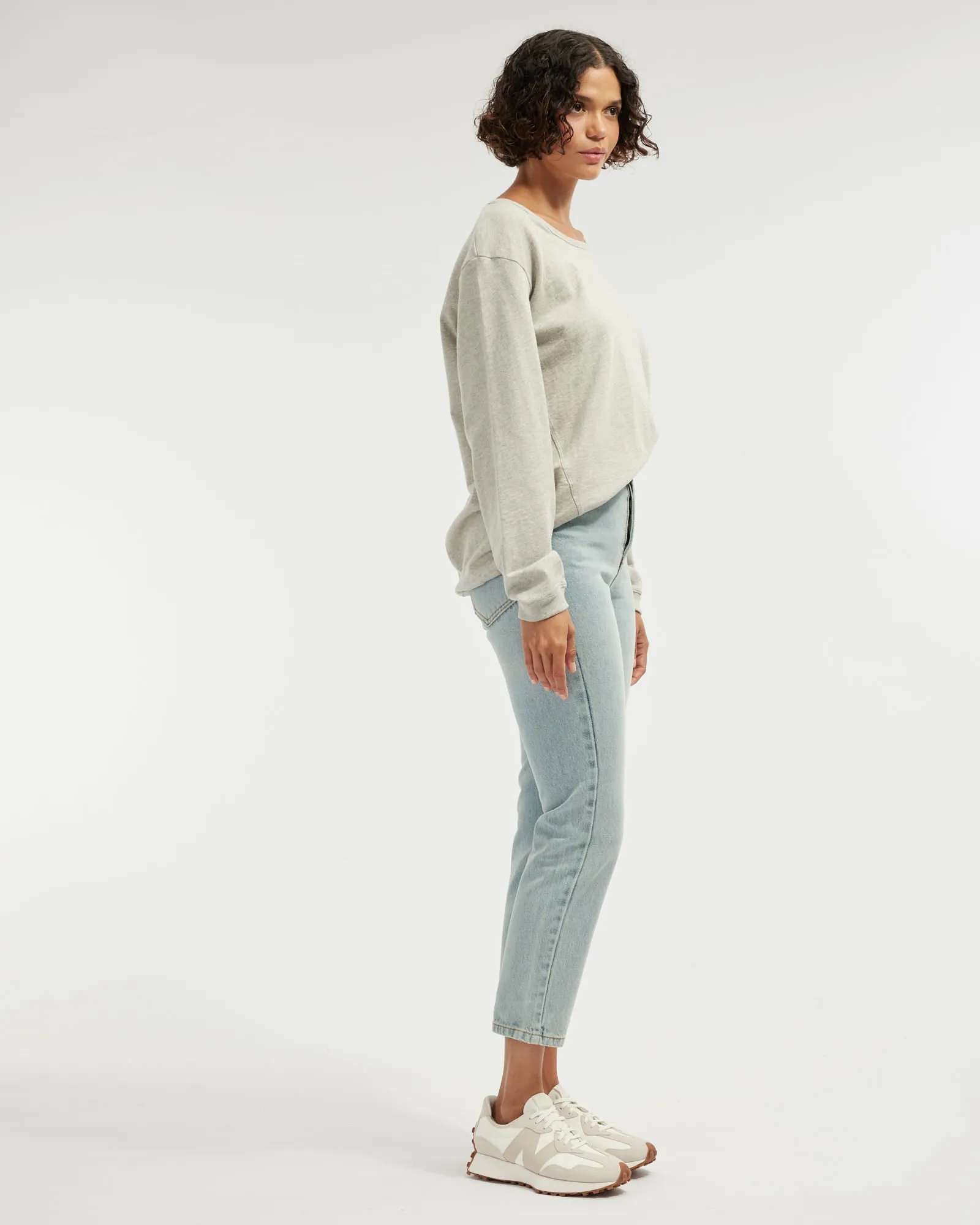 Jessie Crew Neck Sweater - Grey