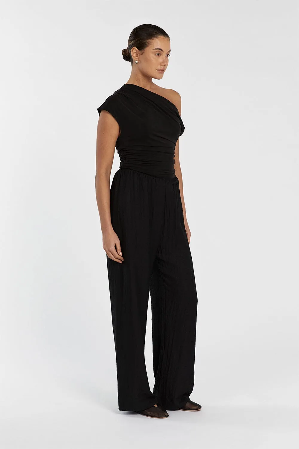 JOLIE BLACK DRAWSTRING PANT