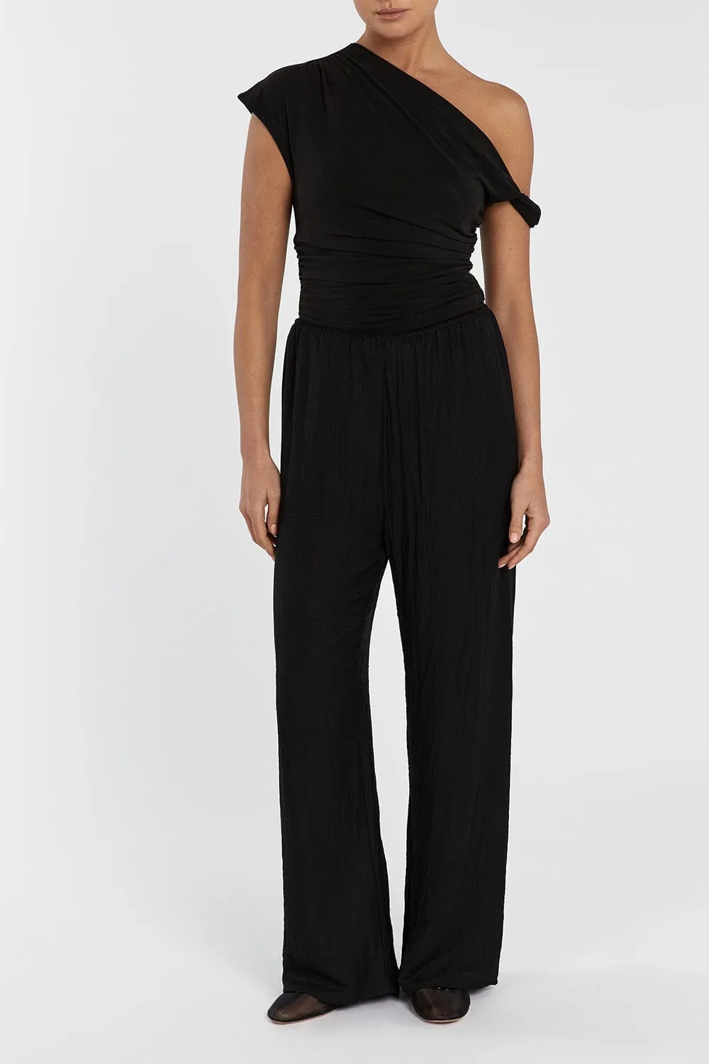 JOLIE BLACK DRAWSTRING PANT