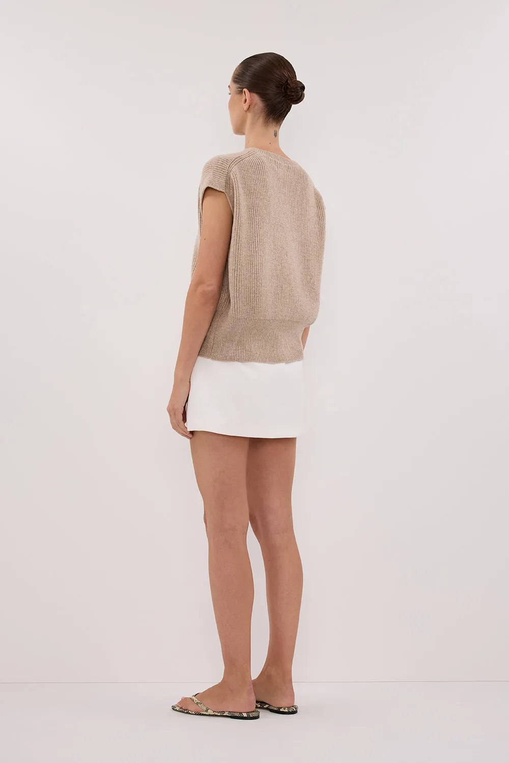 KATE OAT MARLE KNIT VEST
