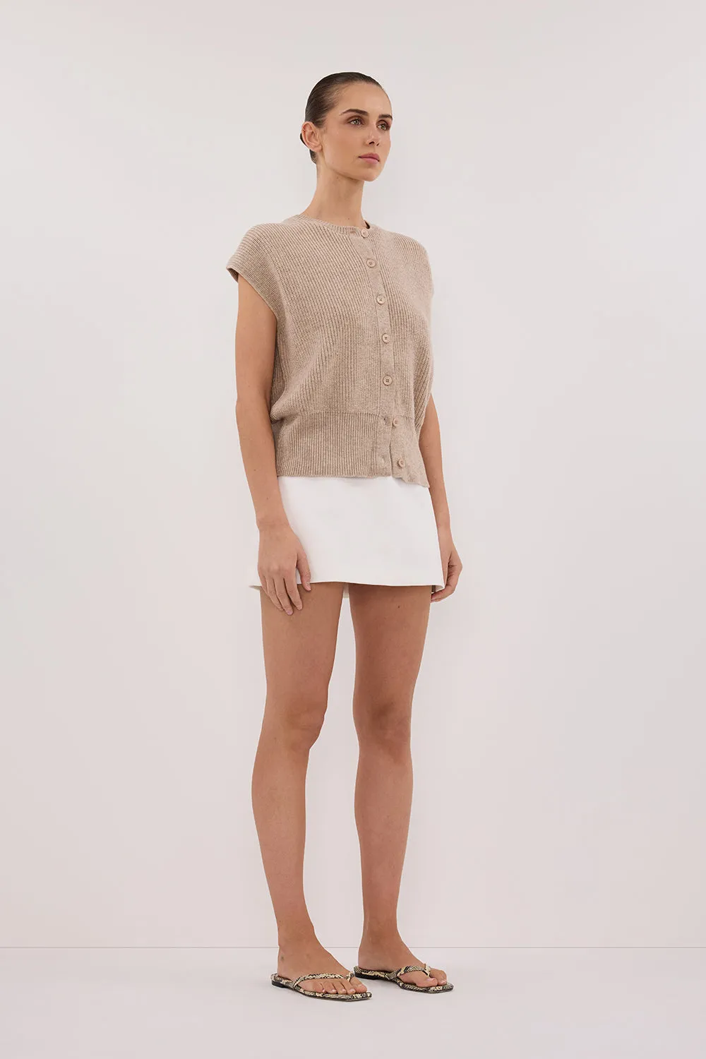 KATE OAT MARLE KNIT VEST