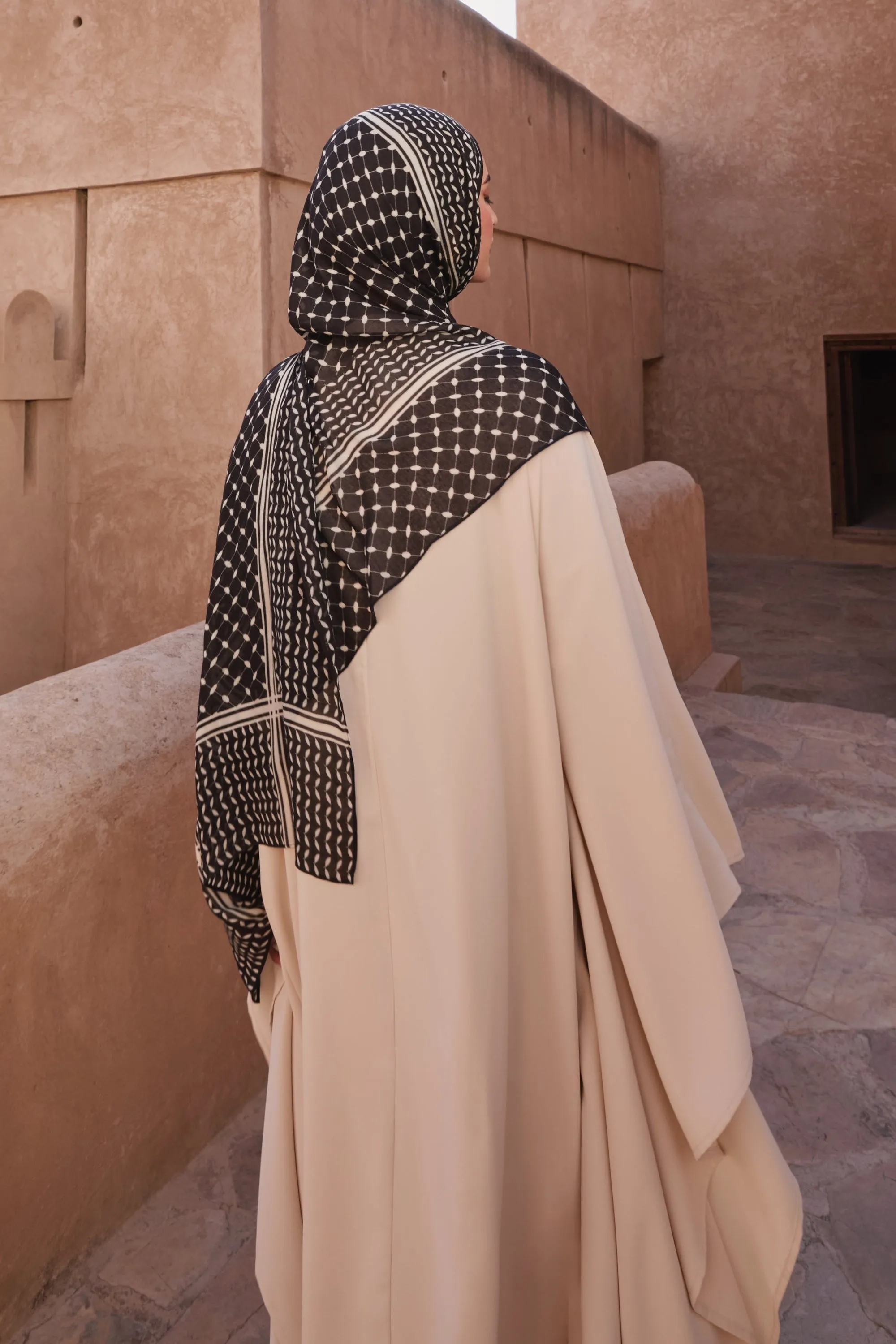 Keffiyeh Modal Hijab - Rebel
