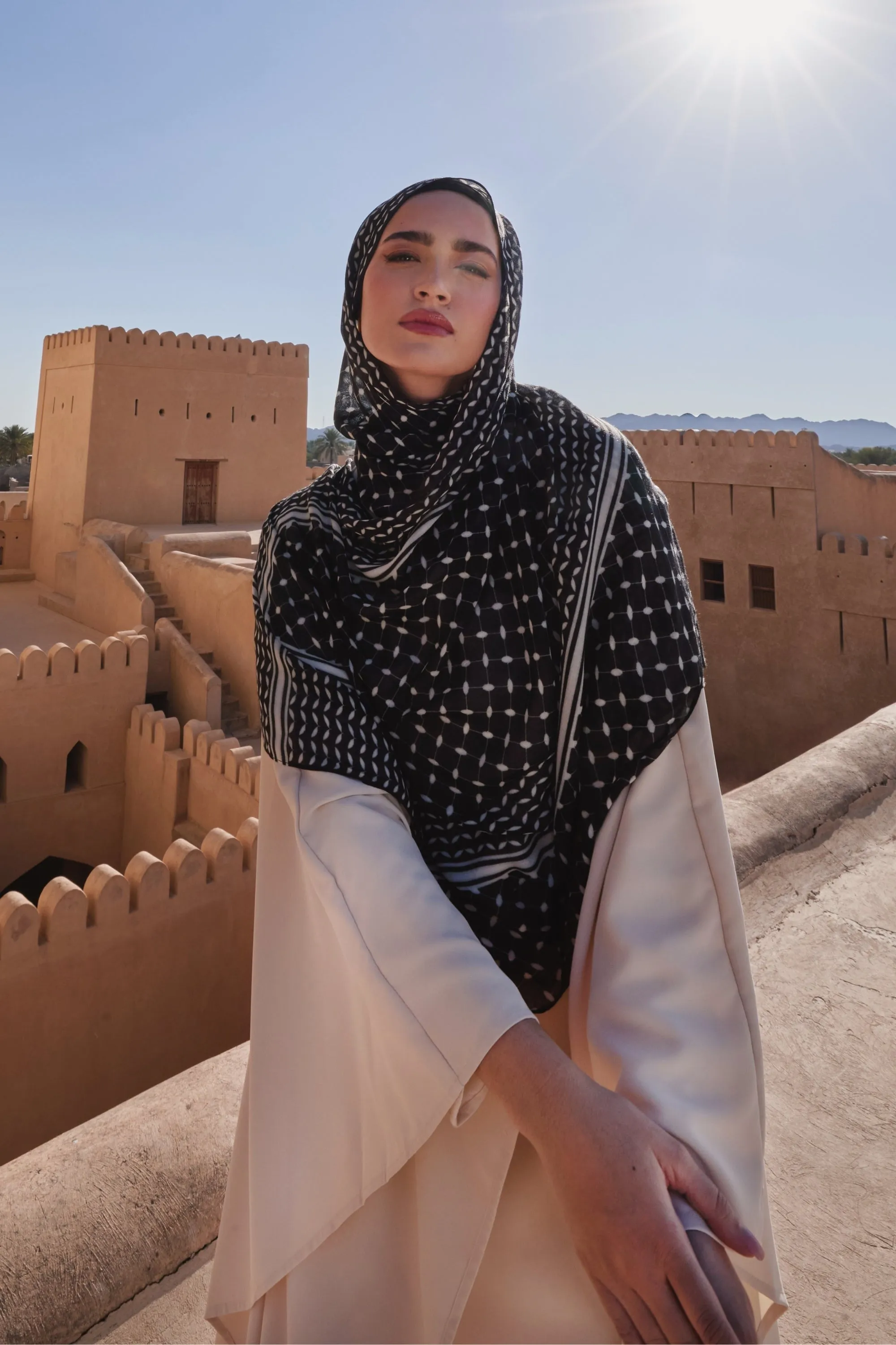 Keffiyeh Modal Hijab - Rebel