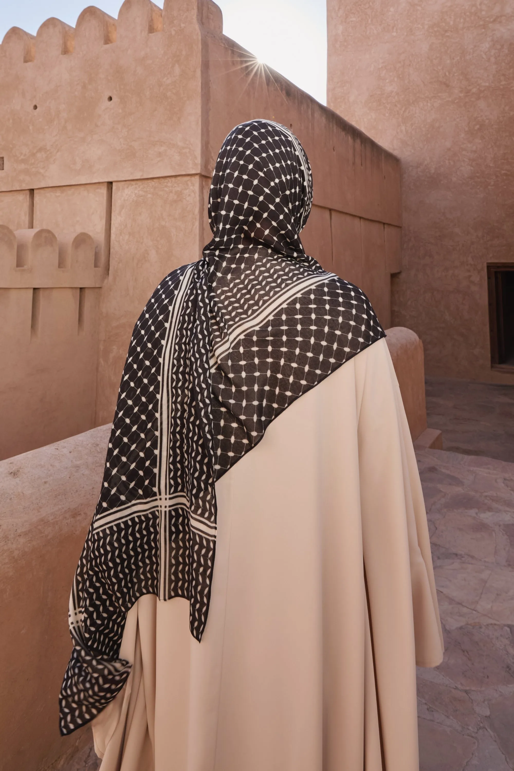 Keffiyeh Modal Hijab - Rebel