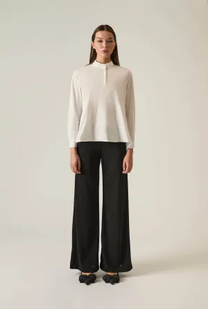 Lace Cotton White Shirt