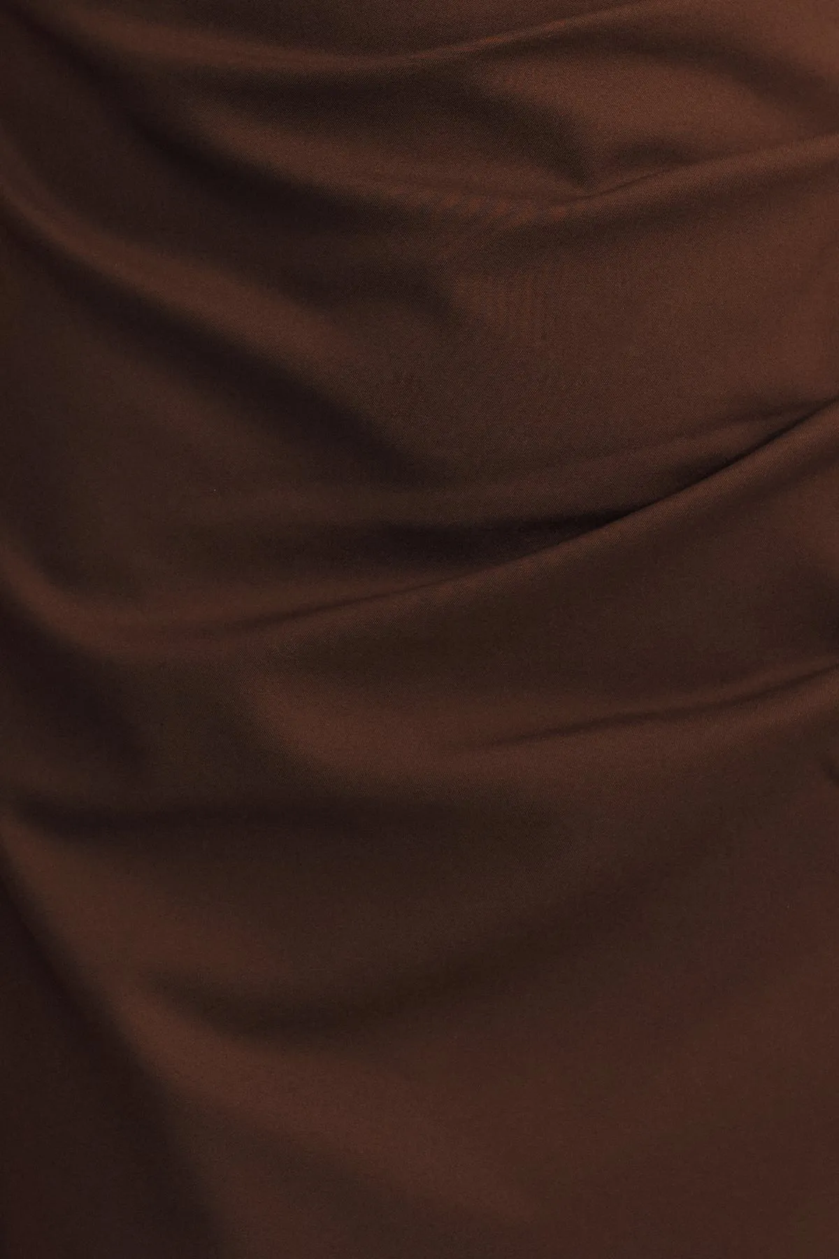 LANI HALTER NECK MINI DRESS - ESPRESSO