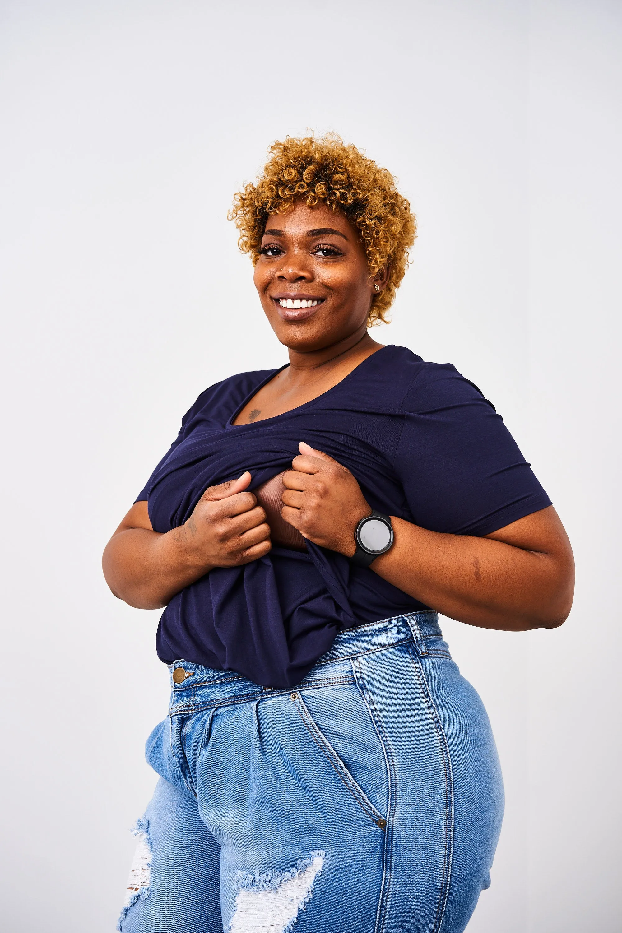 Latched Mama Relaxed Nursing Swing Tee