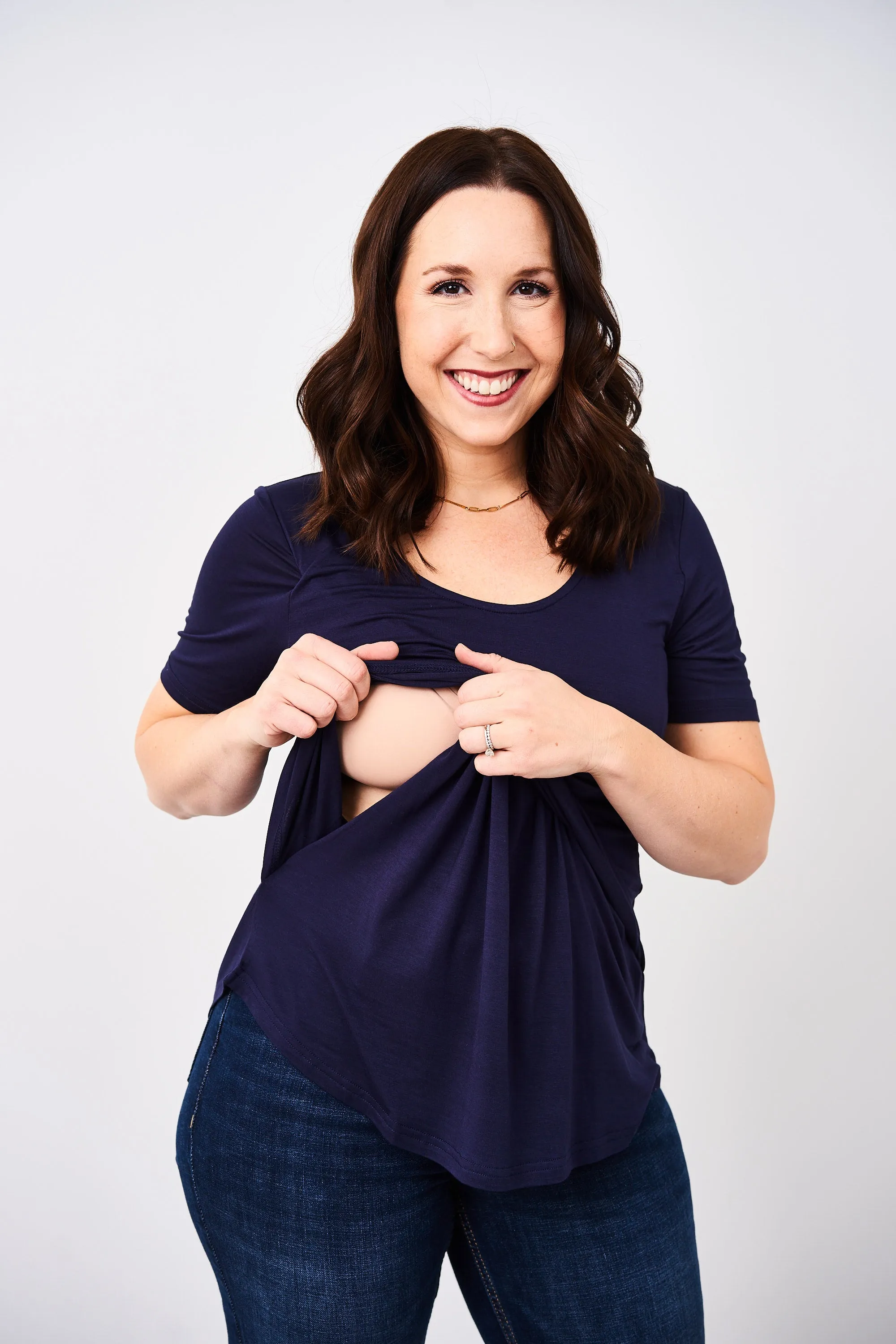 Latched Mama Relaxed Nursing Swing Tee