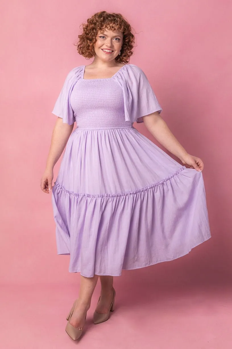 Lennon Dress in Lavender