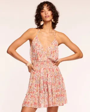 Liza Smocked Coverup Mini Dress