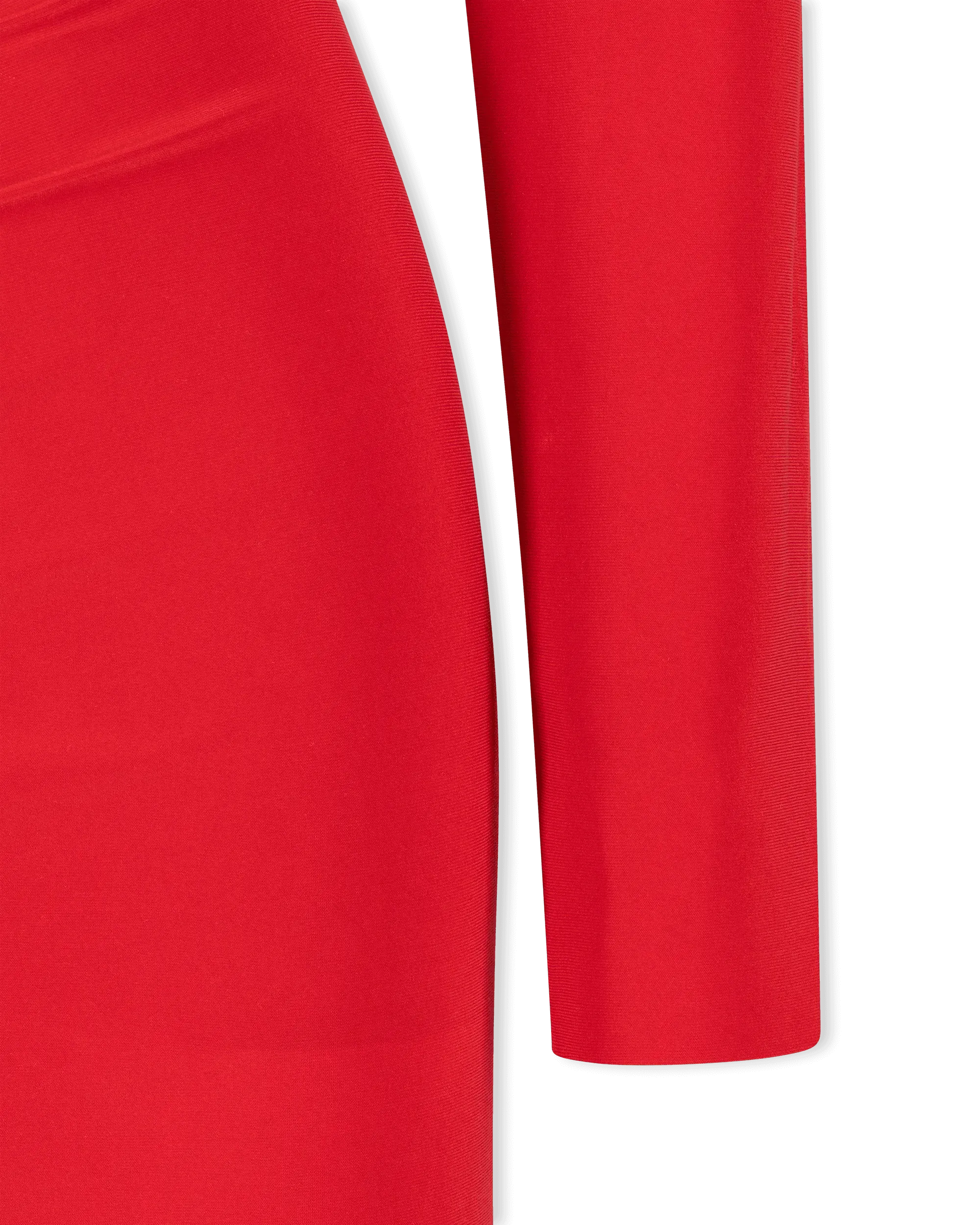 Long Sleeve Side Draped Gown