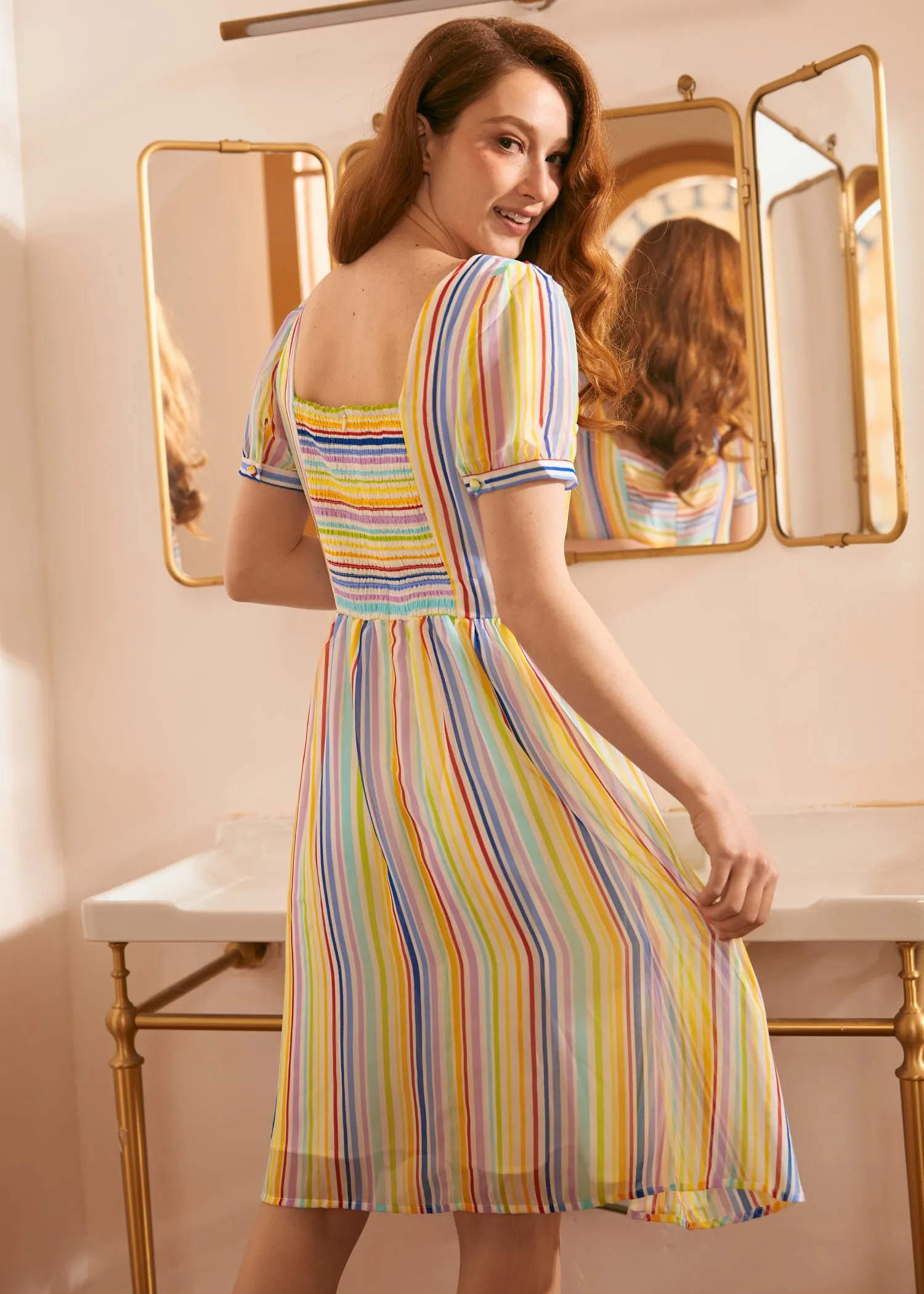 Love Charm Fit and Flare Dress