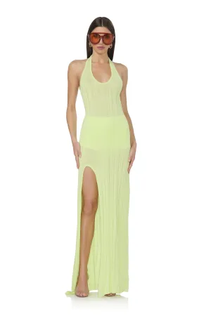 Medina Sweater Dress - Sunny Lime
