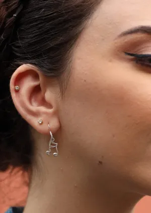 Melody Silver Dangle Earrings